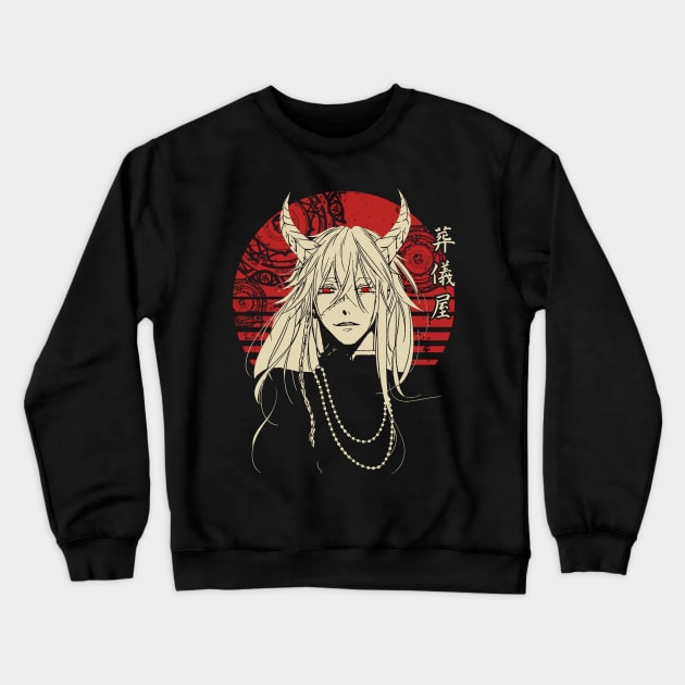 Undertaker Black butler Crewneck Sweatshirt by nataly_owl